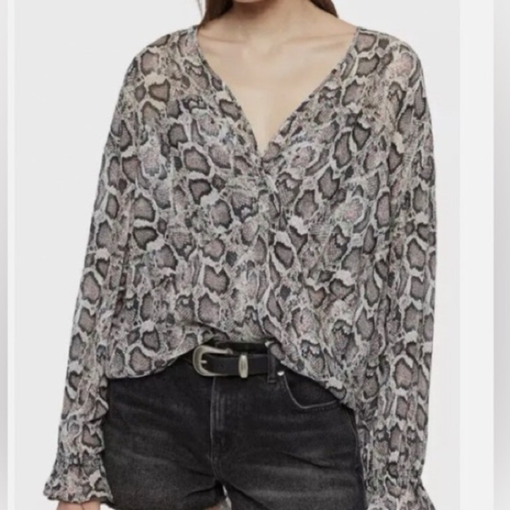 ALL SAINTS - Penny Misra Top - Small - Picture 8 of 8